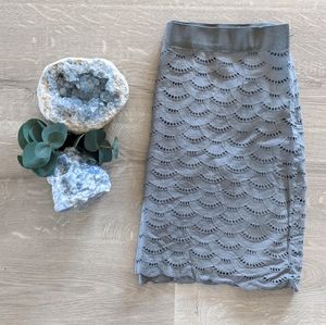 J. Crew Vintage Scallop Eyelet Lace Skirt